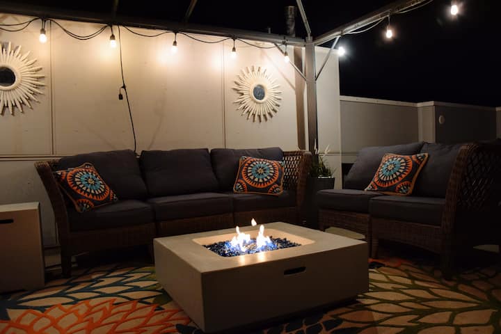 Relax in style on your private rooftop patio!