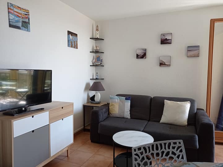 Bel Appartement T2 Vue Mer, Parking, Wifi - Fleury