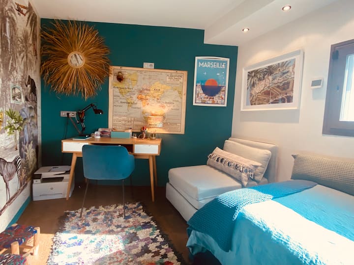 ห้องนอน R + - วิวพาโนรามา - เตียง 120x190