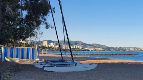 Incredible seafront with sunrise and sunset views