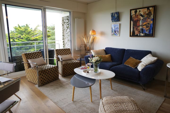 La Mer Au-dessus Des Pins. 80m2 Près De La Plage - La Baule-Escoublac