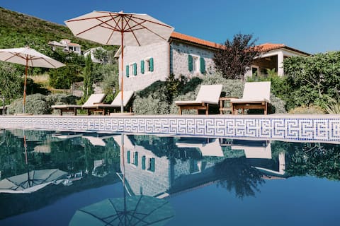 Luxury Montenegro Villa - views across Kotor Bay