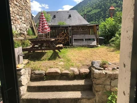 Village house with small garden