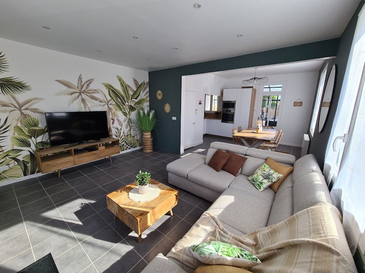 Maison Spa Privatif, 5 Min De La Mer - Saint-Hilaire-de-Riez
