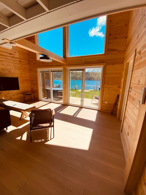 The Hydrofoil Hanger on Baddeck Bay