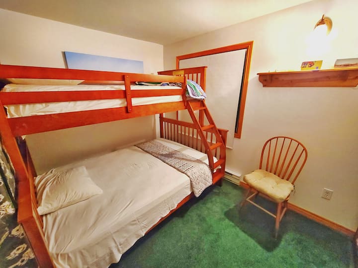 Bedroom #2 with over sized Bunk bed