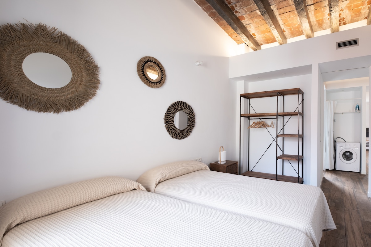 חדר זוגי עם 2 מיטות