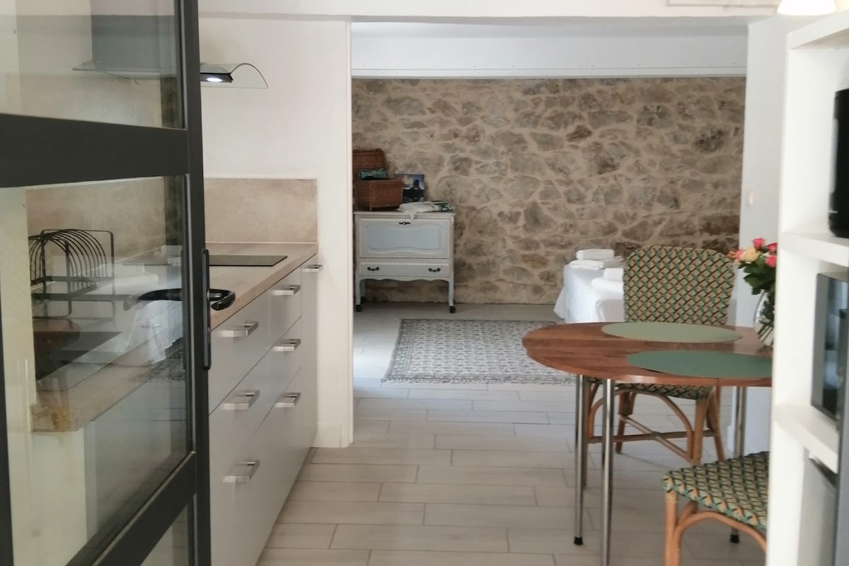 Popular Airbnb listing: Studio with garden a stone's throw from the Luma Tower in Arles