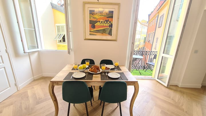 Pontin - Modern Comfort/balcony With Old Nice View - Nizza