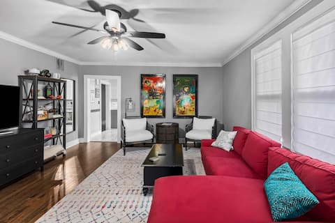 Eclectic 3 bedroom home in MidCity filled with art