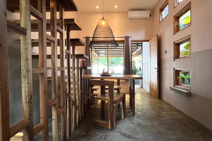 View from the bedrooms. 