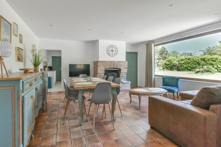 Cottage Neuf 6/8 Personnes Avec Véranda Et Jardin - Côte d'Opale