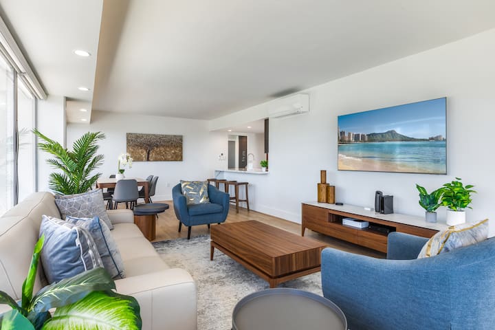 Ilikai 2 Bd – Ocean View One Free Parking/AC