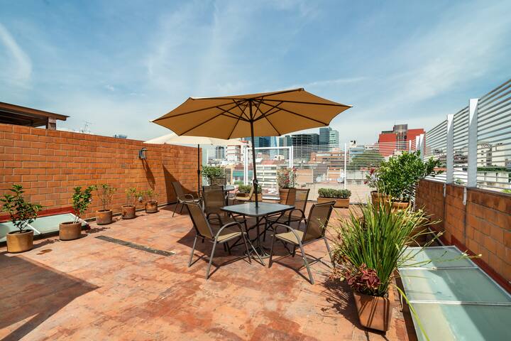Acogedor Penthouse con balcones y roof garden gallery image 5