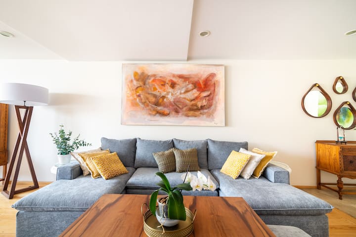 Acogedor Penthouse con balcones y roof garden