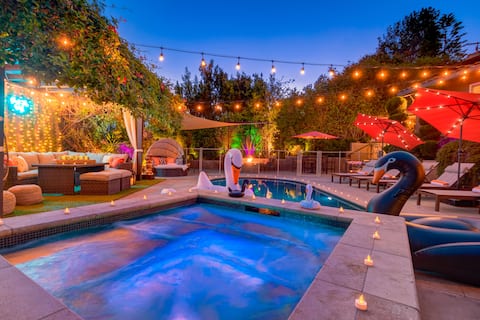 Enchanted Paradise! ♨ Pool+Spa+Outdoor Kitchen ☀