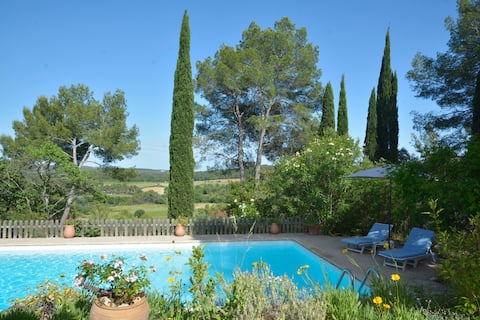 Quiet farmhouse in the countryside with pool