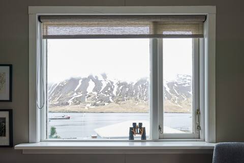 Modern home in the fjords