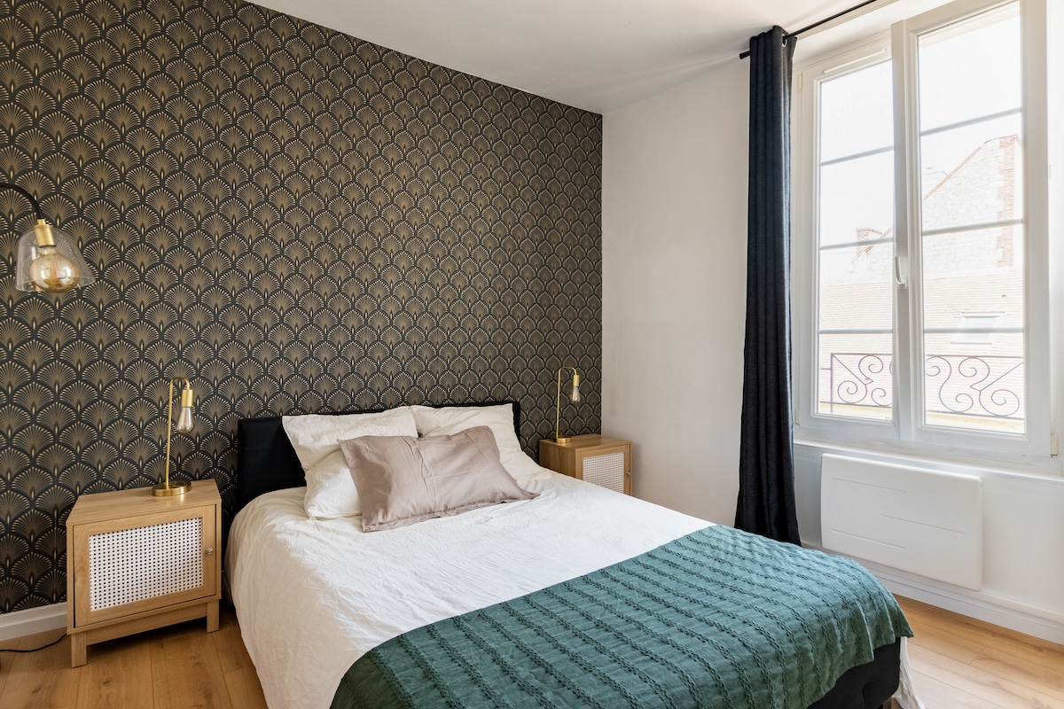 Საძინებელი საწოლით 140x200