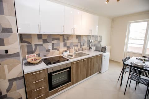 Lovely 1-bedroom  apartment-400Mbps optic int.