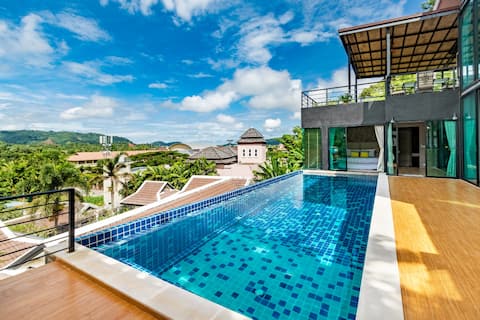 +4 Bedroom +10 people + Groups + kathu Location +