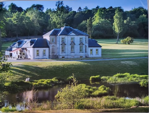 Three bedroom guest-wing of private country house.