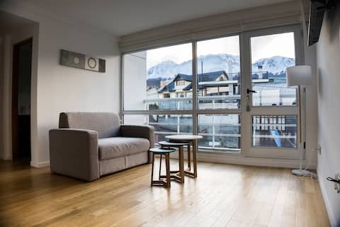 Top Airbnb: Apartment with a view of the mountains in Ushuaia en Ushuaia