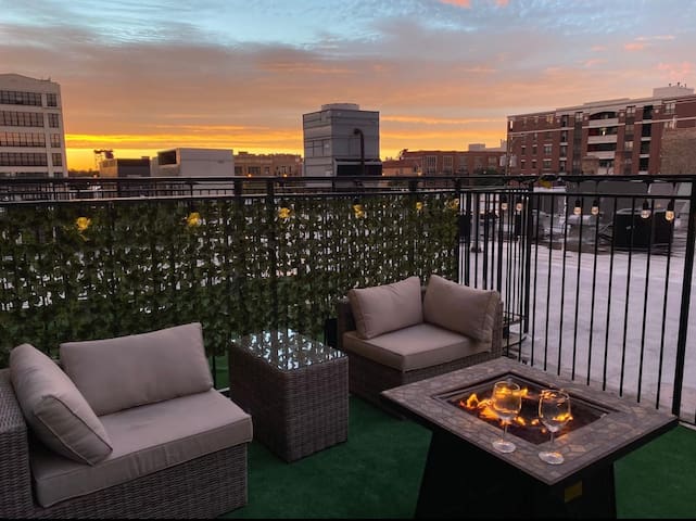 Luxury 3BR Suite w/ Patio Skyline Near McCormick