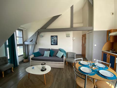Top Airbnb: Le Croisic Apartment, direct access to beach and sea in Le Croisic