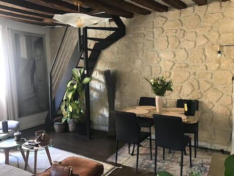 Beautiful duplex apartment, 2 min from the castle