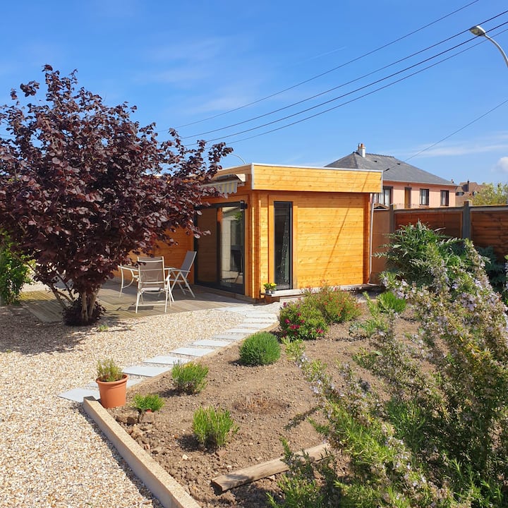 Maison Cosy En Bois Avec Jardin Proche Mer - Dives-sur-Mer