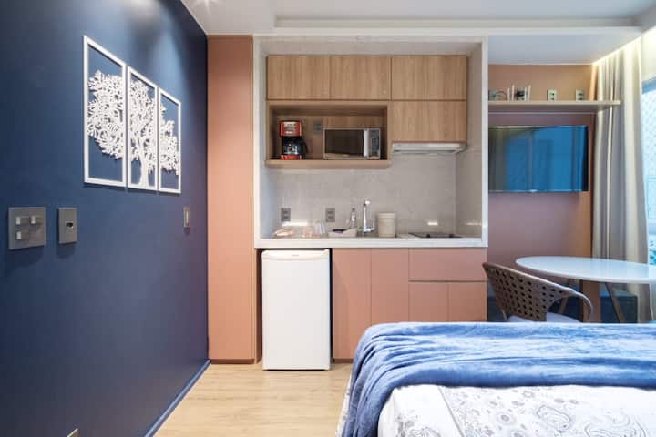 Unique Flat At Hotel Biarritz (4k Tv, Fast Wi-fi) - Brasília