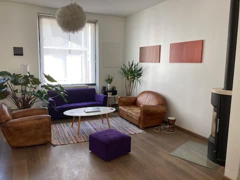 Successful Airbnb property: Quiet city center house 4 bedrooms 5 beds in Hauts Pavés Saint Félix