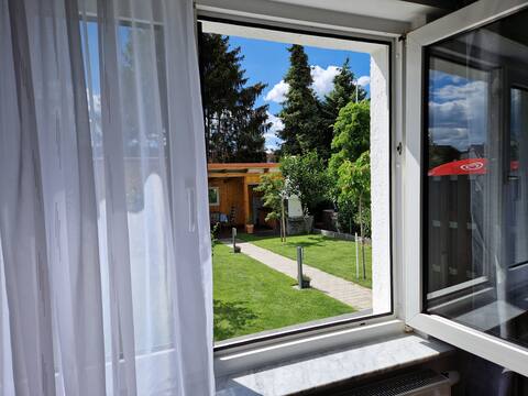Beautiful guesthouse with terrace, garden, parking