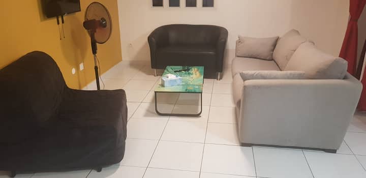 The living room in living room mode