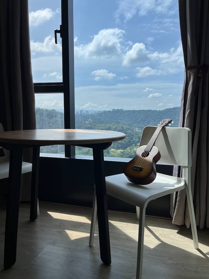 Lovely 1-bedroom Studio With Comfort And Nice View - Petaling Jaya