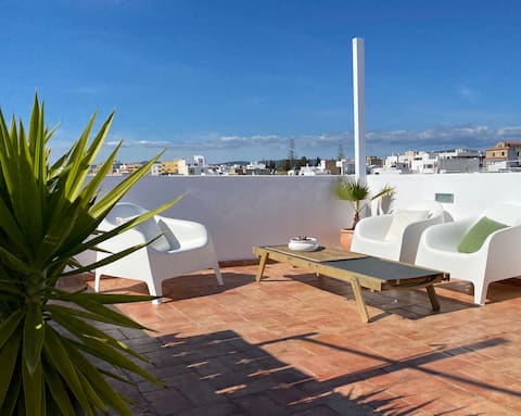 Charming Suite and Terraces with a City View