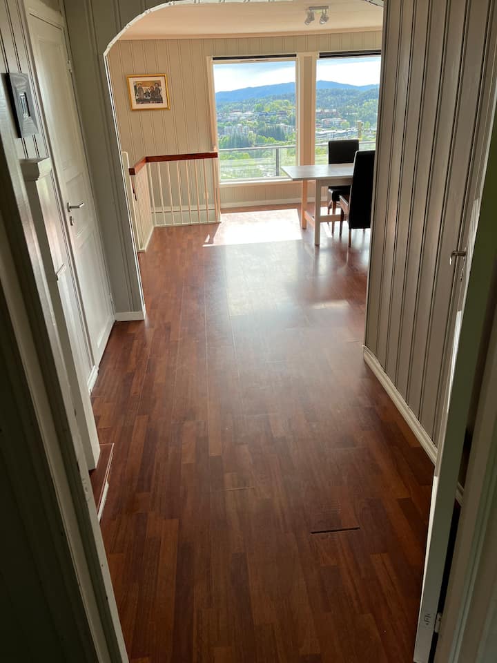 Semi-detached house with stunning location and views