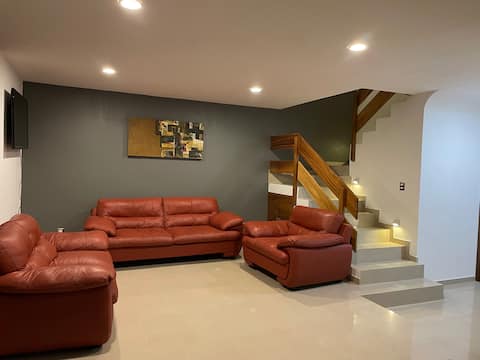 Spacious house with pool access.