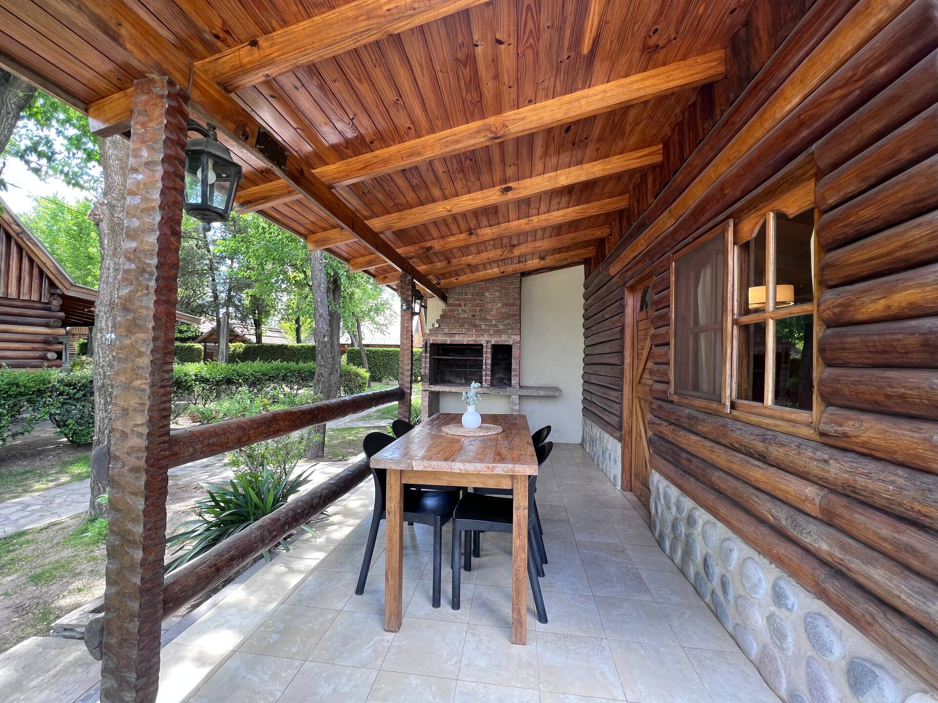 4-person cabin in a vacation complex (on 1 floor)
