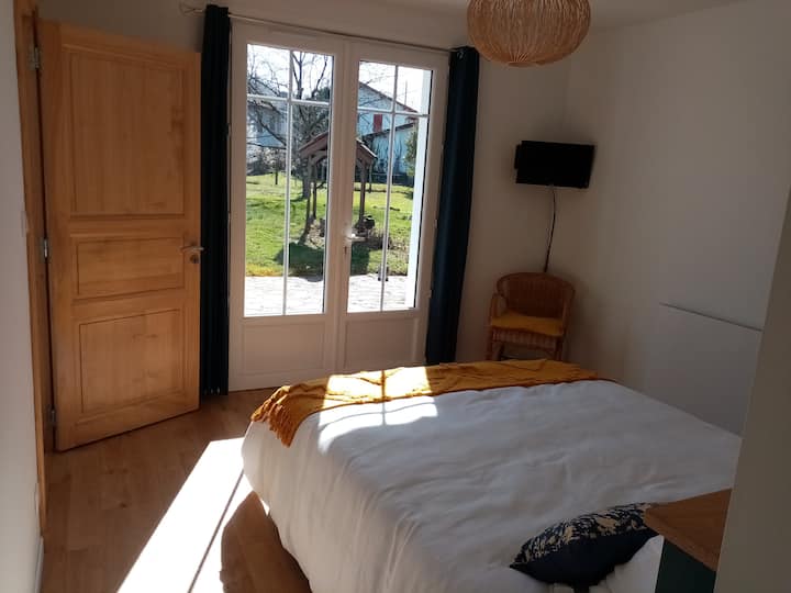 غرفة بسرير 160 في الطابق الأرضي