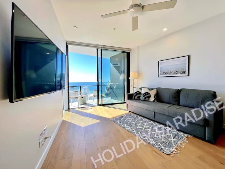 *Luxury S Casino Apt- Sky Ocean 2bdr 2bath Netflix - Gold Coast