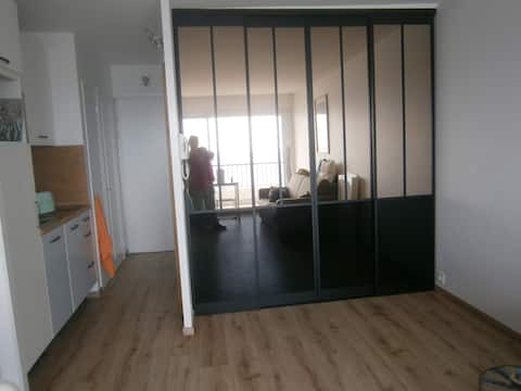 Top performing Airbnb: La Baule-Escoublac, superb studio facing the sea in La Baule Escoublac