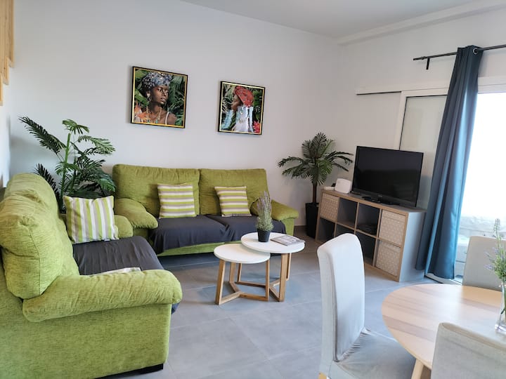 Tranquila Vivienda. Terraza Con Vistas Y Jacuzzi. - Maspalomas