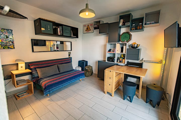 Charmant T1 Bis, Balcon Vue Dune, Parking Privé - Seignosse