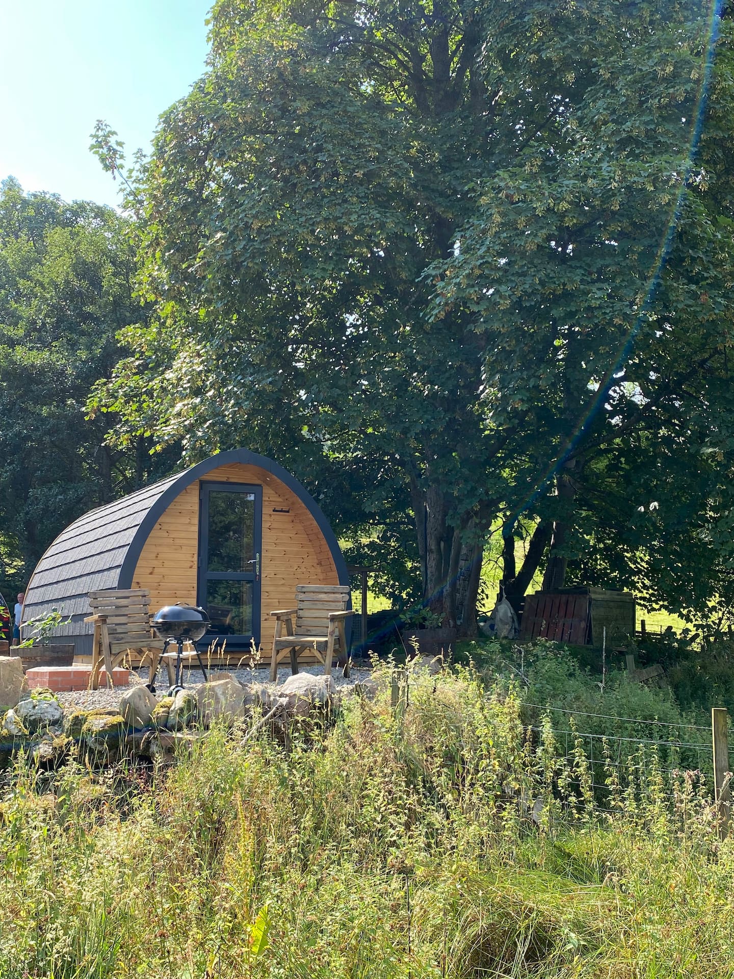 The Little Loch Cabin with big views over Loch Tay at Ardeonaig