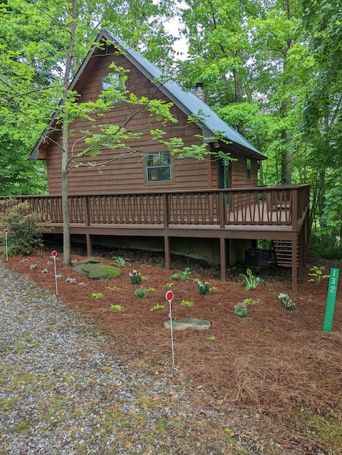 Cozy cabin with wrap around porch!