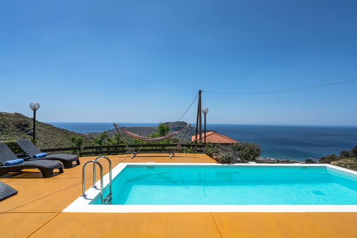 Sea View Villa in South Crete with Private Pool