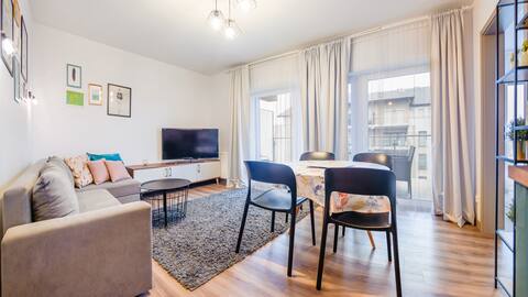 Five Seas Apartment I 33 with a pool in the building