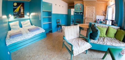 Leistungsstarkes Airbnb: Little Blue Cottage in Peenemünde